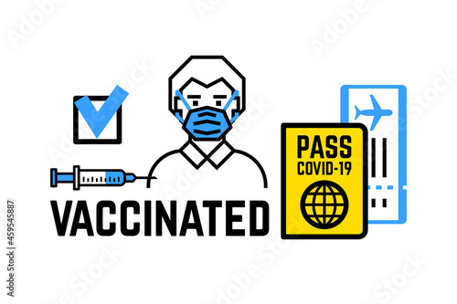 Vaccinated against Covid-19 Immune id. PCR test