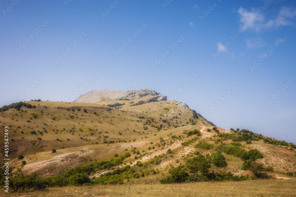 Mountains on Sicily in Autumn