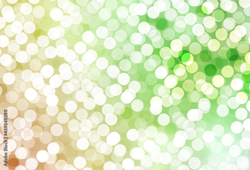 Light Green, Red vector background with spots. Light Green, Red vector background with spots.
