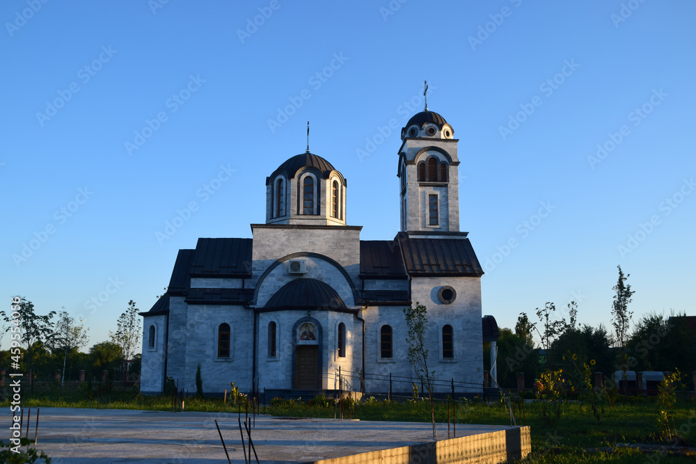 Zrenjanin Serbia newly built church of St. Nicholas