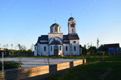 Zrenjanin Serbia newly built church of St. Nicholas