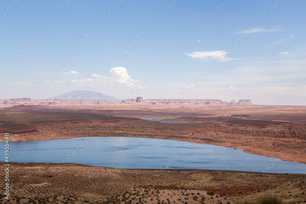View of Wahweap Bay at Lake Powell, Arizona