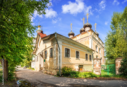 Church of Dmitry Prilutsky in Vologda on a summer sunny day