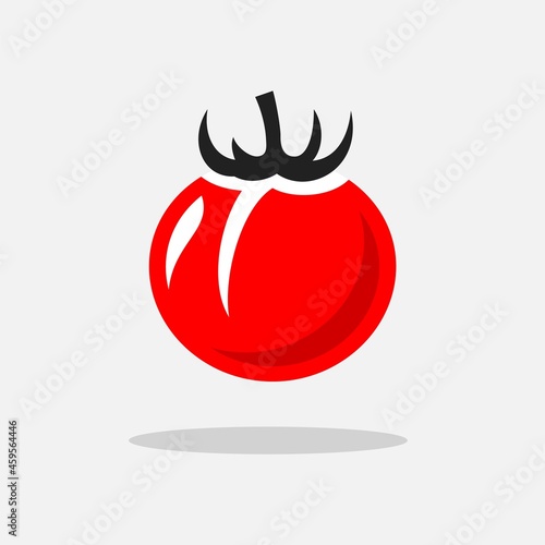 Red tomato logo modern design