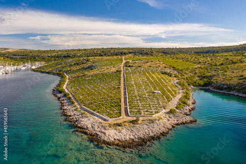 Croatia - Wonderful croatian coast from drone view
