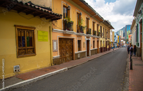 street in the town Bogotá