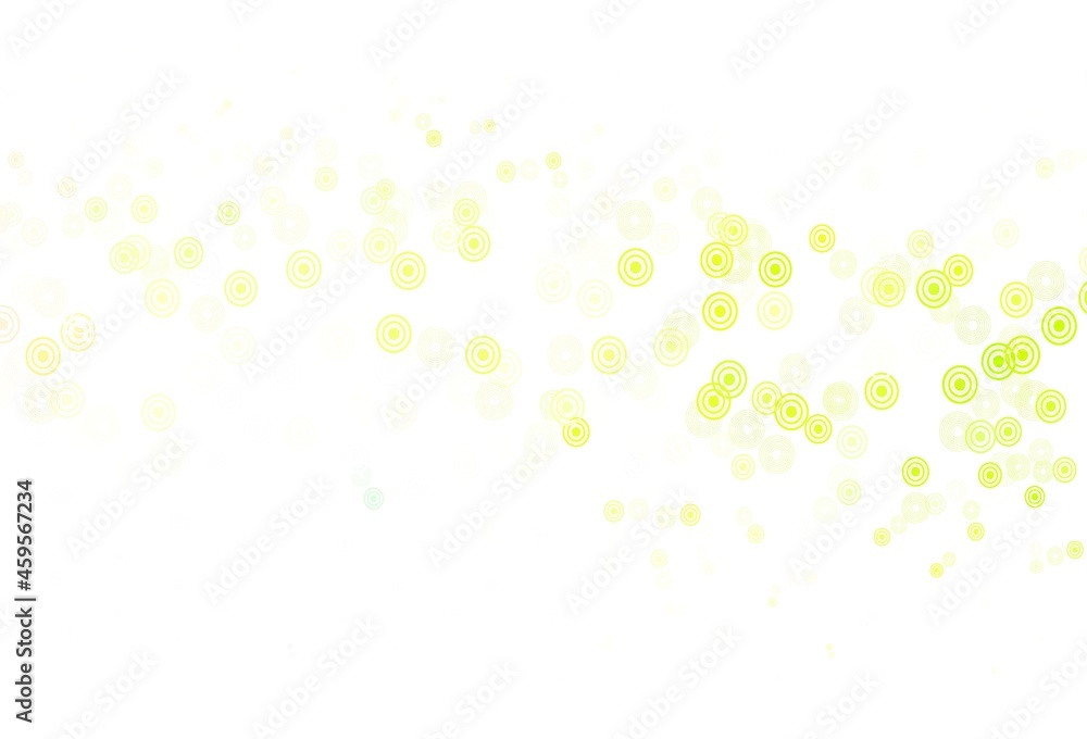 Light Green, Red vector layout with circle shapes.