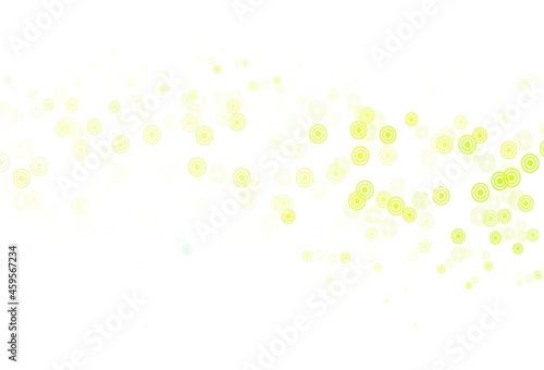 Light Green, Red vector layout with circle shapes.