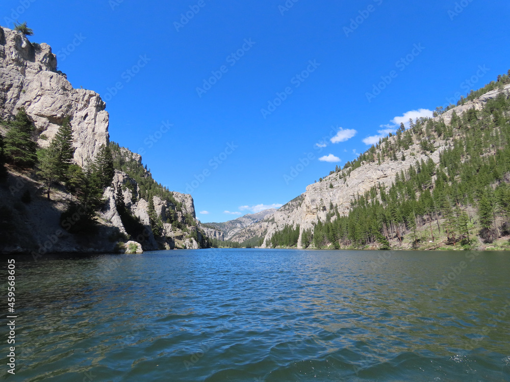 Scenic views of Gates of the Mountains Wilderness and the Missouri River in Montana. Scenic views of Gates of the Mountains Wilderness and the Missouri River in Montana.