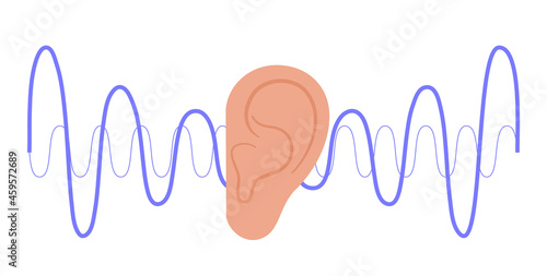 Human hearing icon