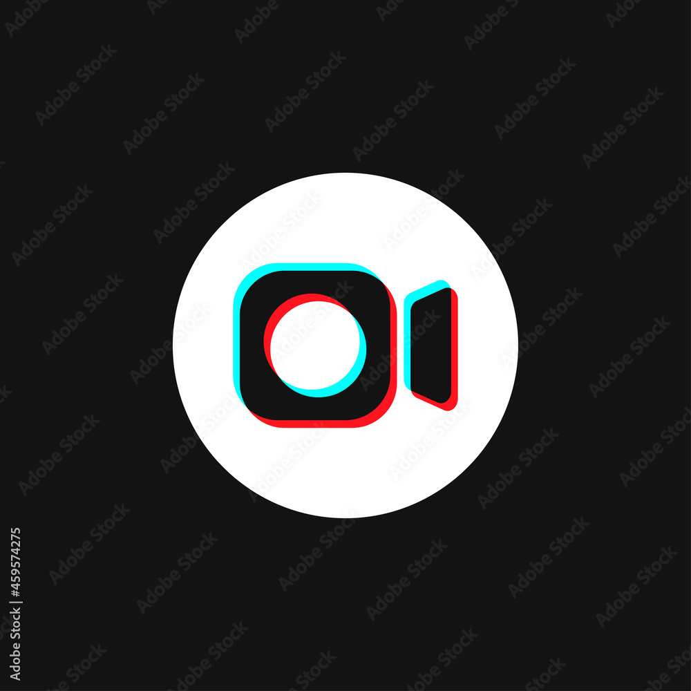 Camera button, social media modern design button Camera button, social media modern design button