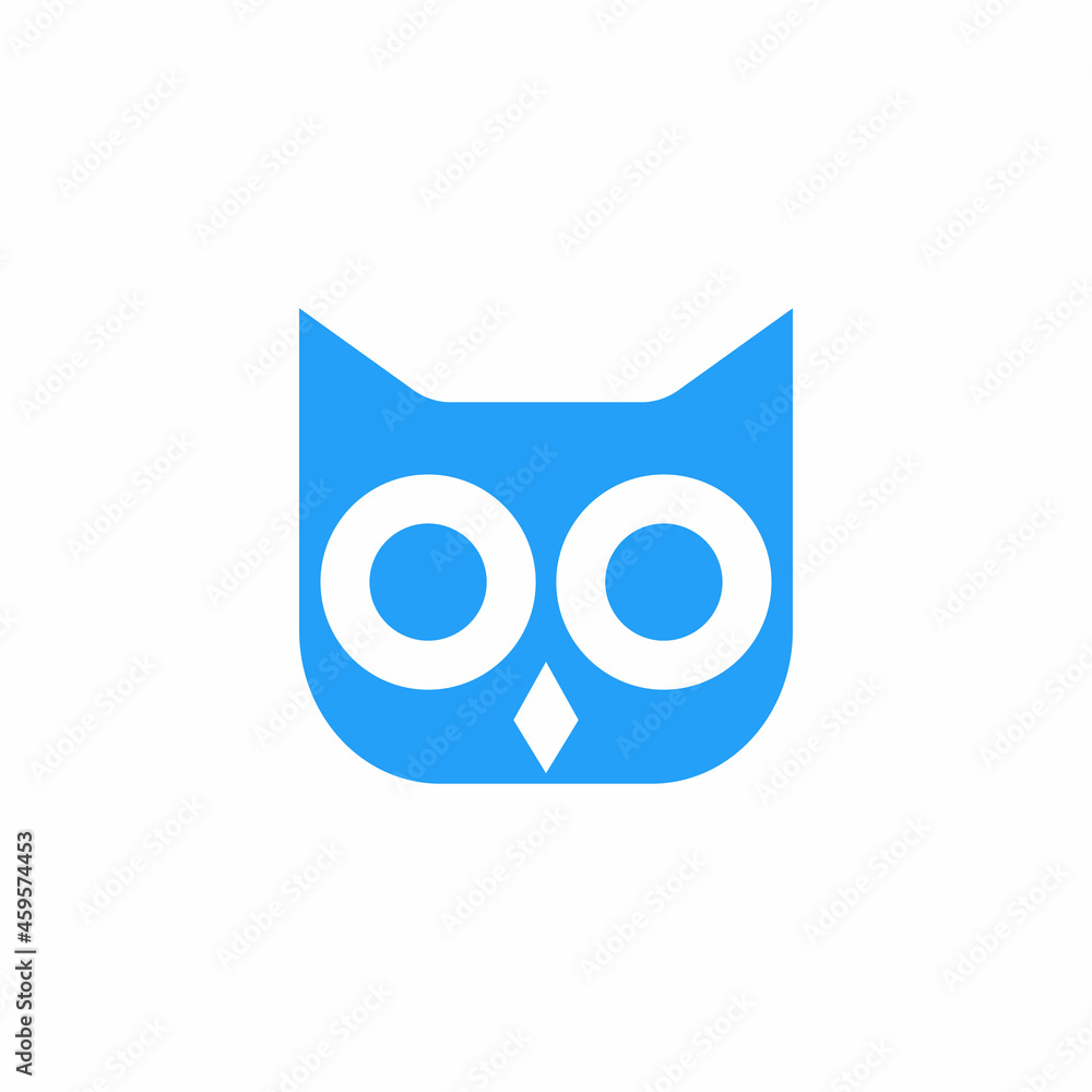 Owl vector. Cute and adorable owl head illustration design. Simple vector of owl face. Owl vector. Cute and adorable owl head illustration design. Simple vector of owl face.