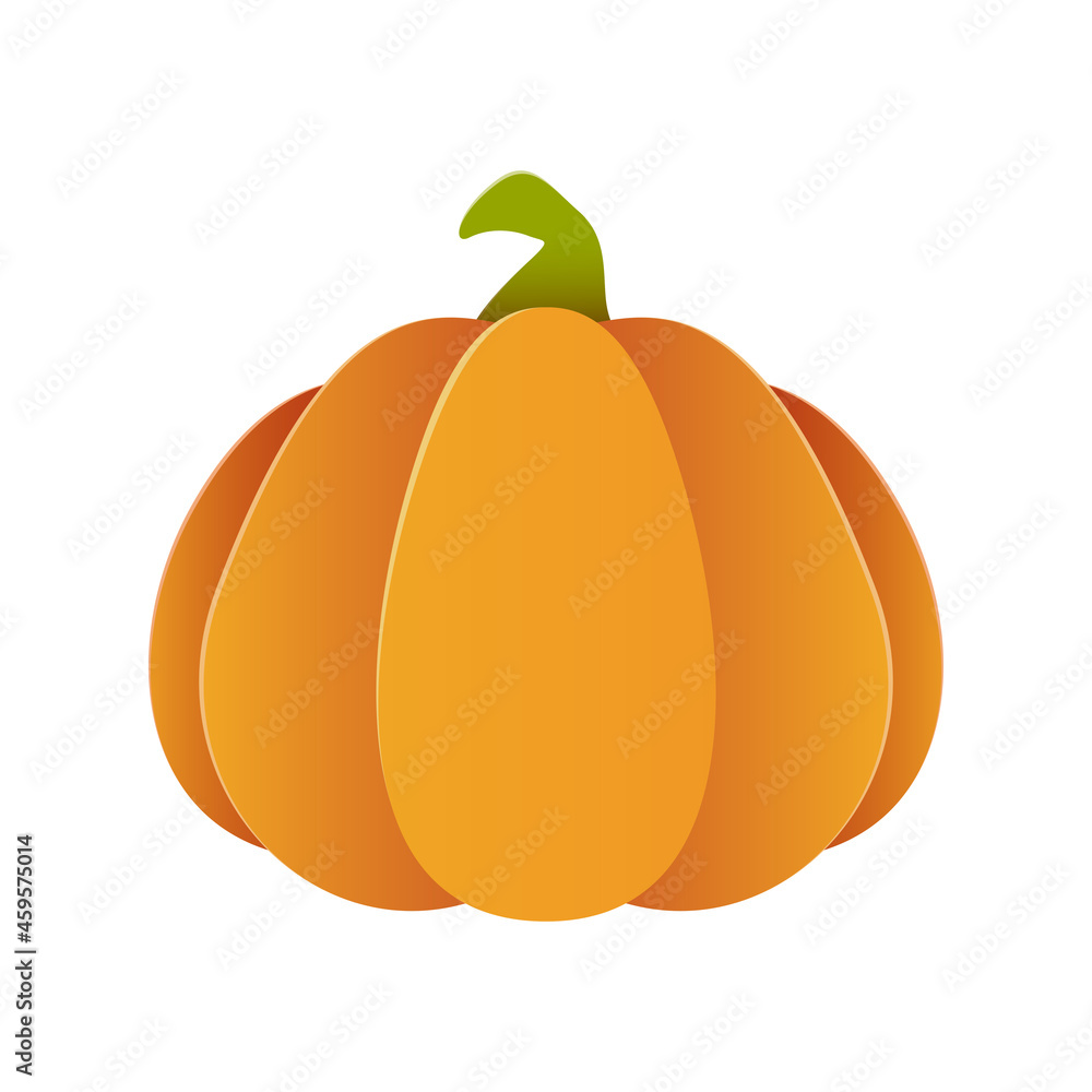 Paper Halloween Pumpkin Paper Halloween Pumpkin