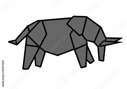 éléphant origami