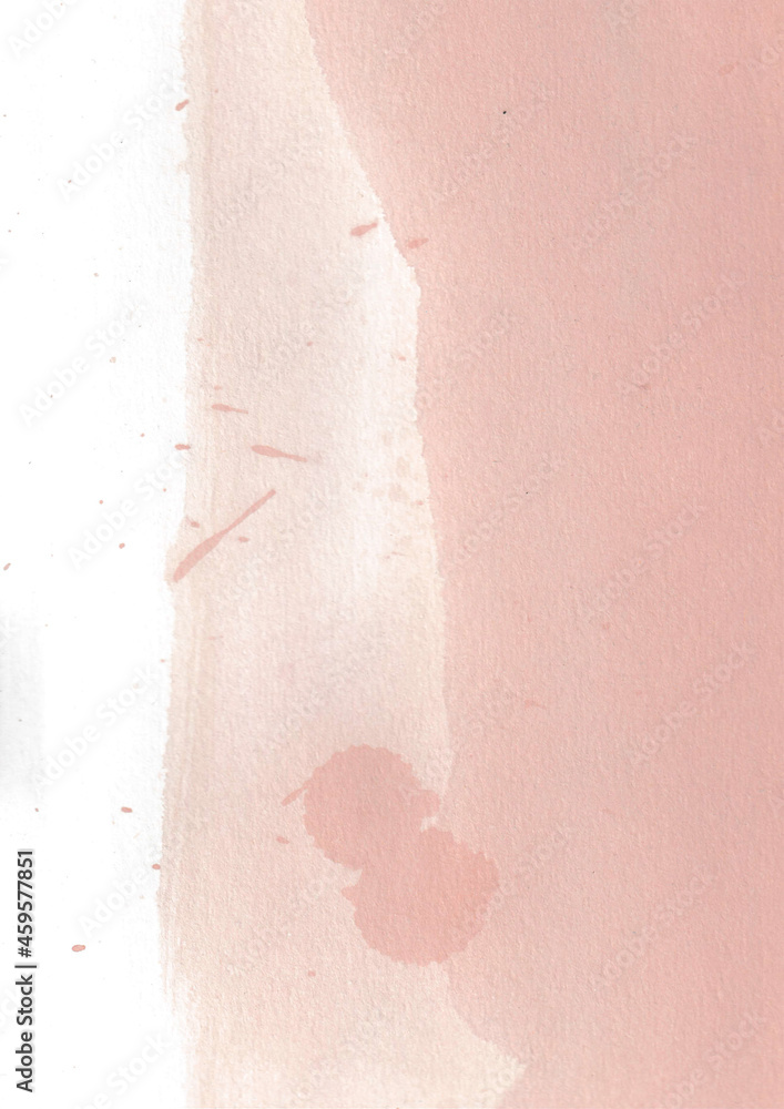 Fototapeta premium Painted pink background with space