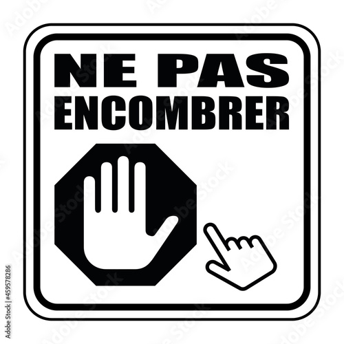 Logo ne pas encombrer.