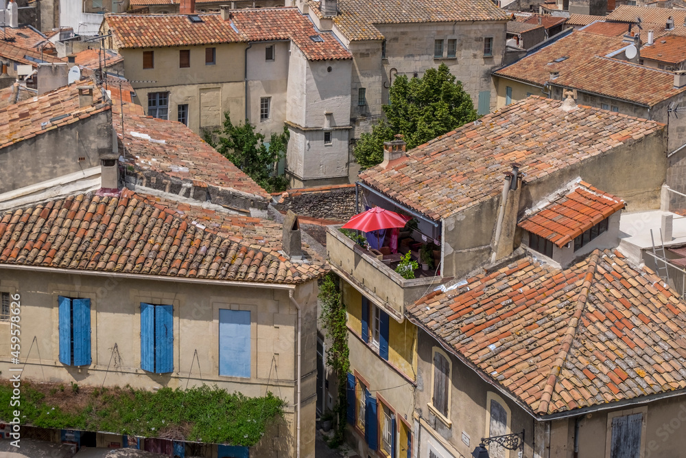 Dächer von Arles, Provence, Frankreich