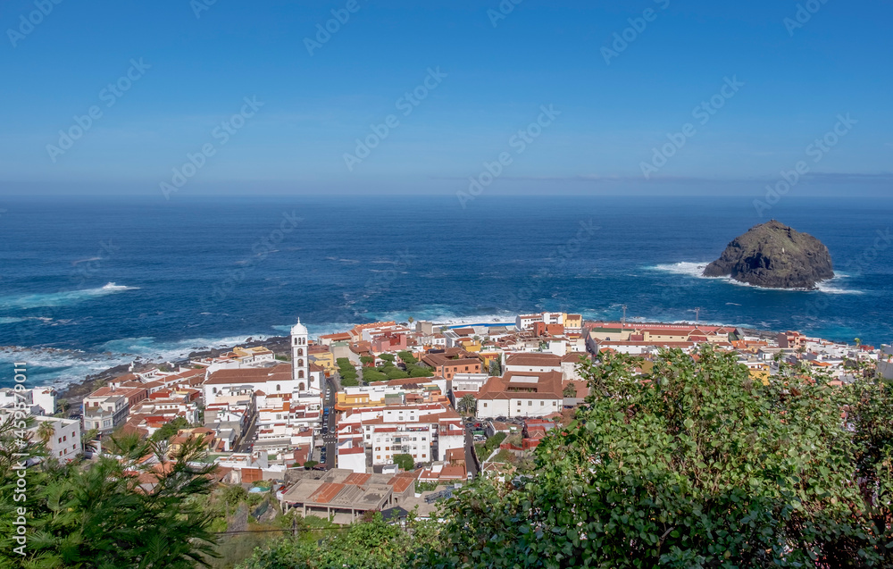 Blick auf Garachico, Teneriffa