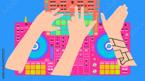 HANDS DJ TABLE