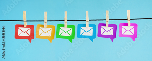 Email Marketing Newsletter And Mailing List Concept