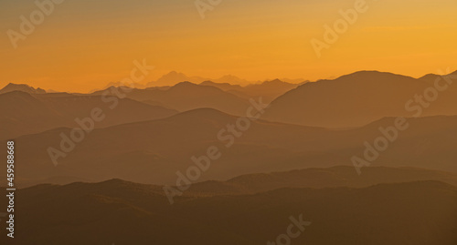 sunset in the mountains © Сергей Шерстнев