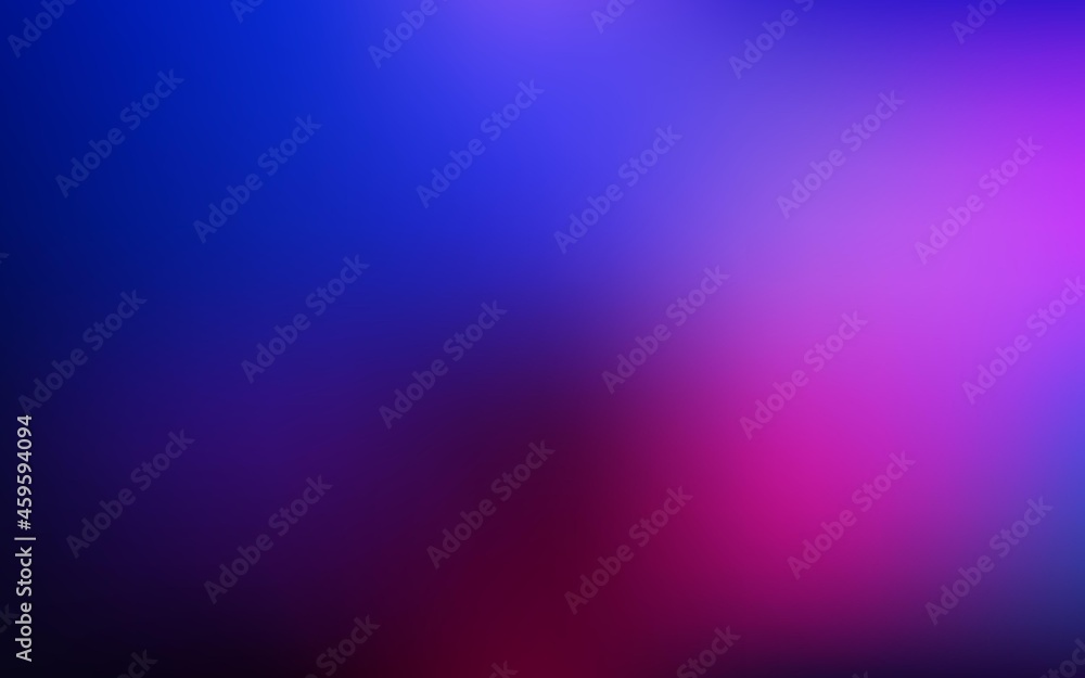 Dark pink, blue vector blurred template.