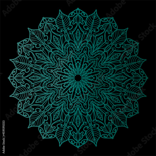 Circular pattern in form of mandala