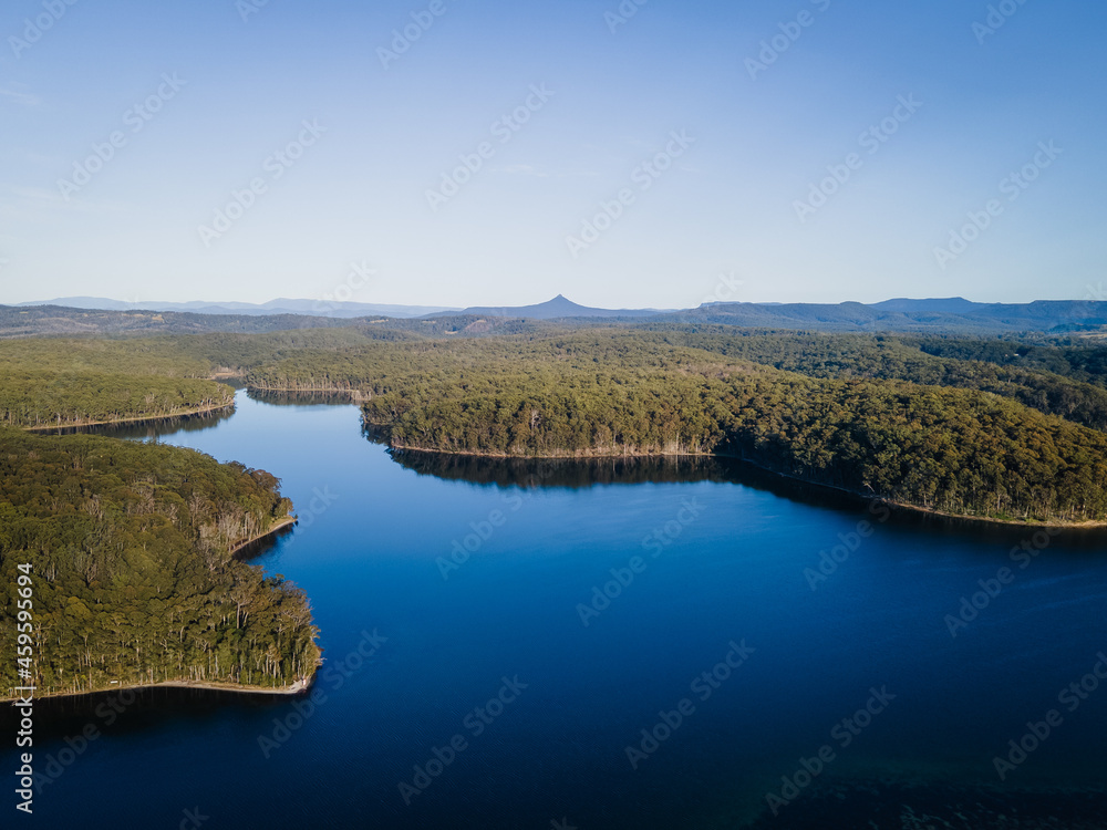 Fototapeta premium Dolphin Point Inlet at Burrill Lake, NSW, Australia.