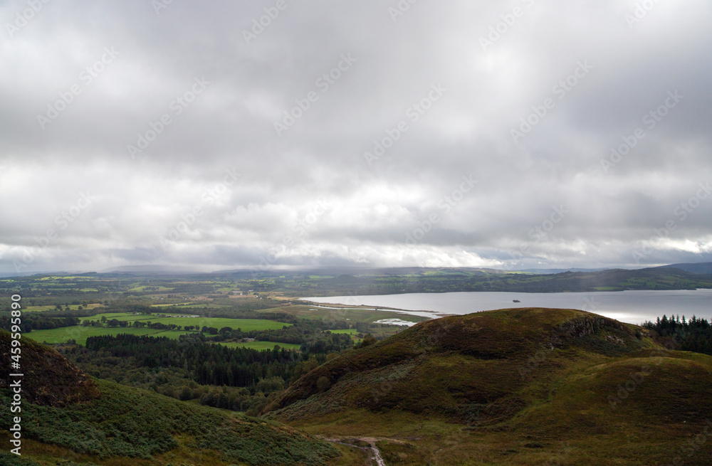 View of Loch Lomond from Conic hill, Scotland, UK