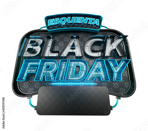 ESQUENTA BLACK FRIDAY SELO 3D photo