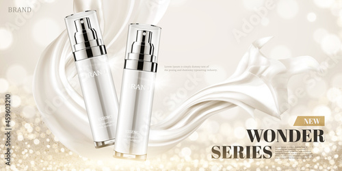 Skincare spray bottle ads