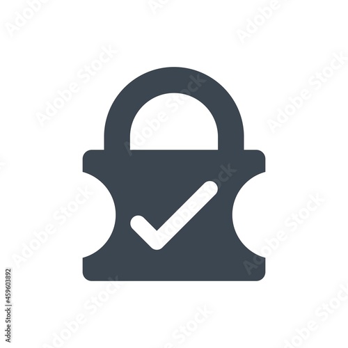 Lock safe icon