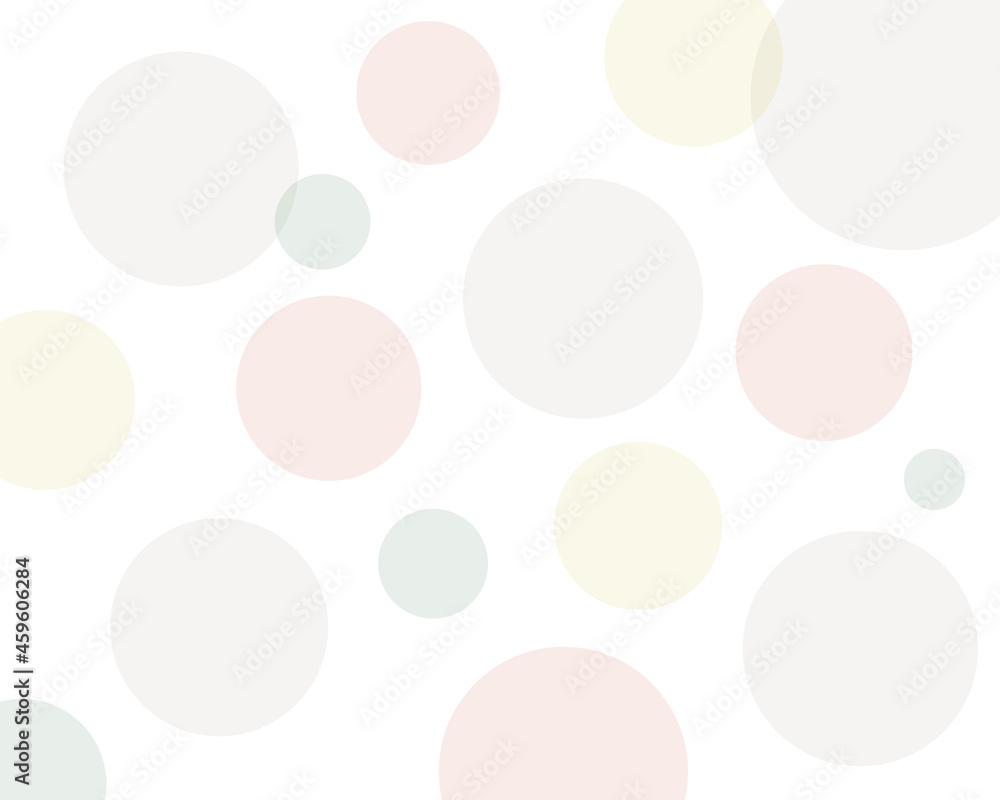 ランダムな淡い色の水玉模様 背景 壁紙 全面 Stock Illustration Adobe Stock