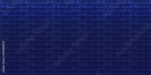Season festival Abstract backgrounds dark blue brick wall building texture wallpaper backdrop pattern seamless vector illustration EPS10