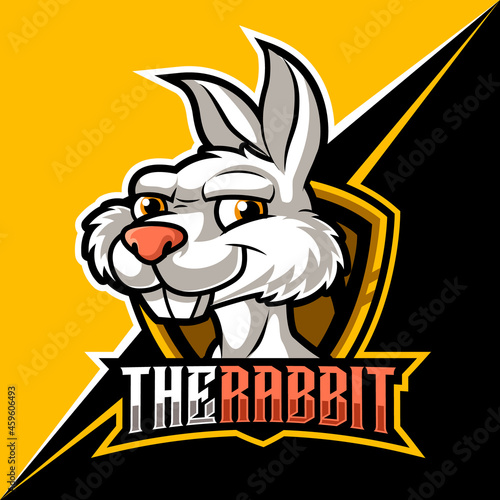 bad bunnies, mascot esports logo vector illustration for gaming and streamer