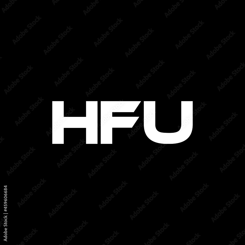 HFU letter logo design with black background in illustrator, vector logo modern alphabet font overlap style. calligraphy designs for logo, Poster, Invitation, etc. HFU letter logo design with black background in illustrator, vector logo modern alphabet font overlap style. calligraphy designs for logo, Poster, Invitation, etc.