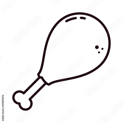 chicken thigh icon