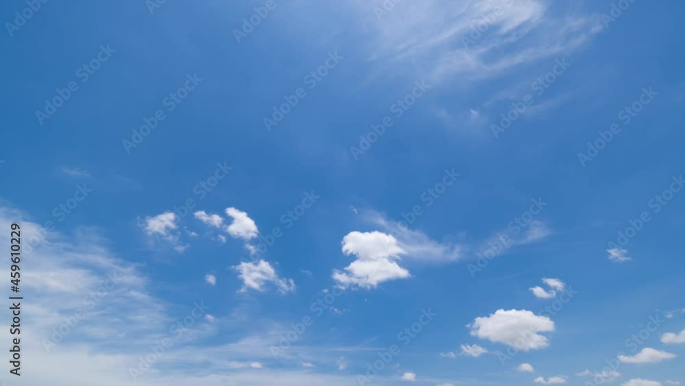Time lapse, Panoramic view of clear blue sky and clouds, clouds with background. Time lapse, Panoramic view of clear blue sky and clouds, clouds with background.