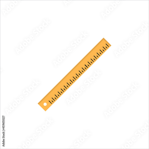 Ruler Image Icon vector Line on white background image for web, presentation, logo, Icon Symbol. Ruller
