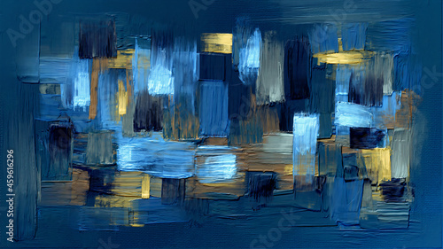 Modern artwork, textured paint strokes, painting on canvas. Acrylic art, artistic texture. Abstract grungy background