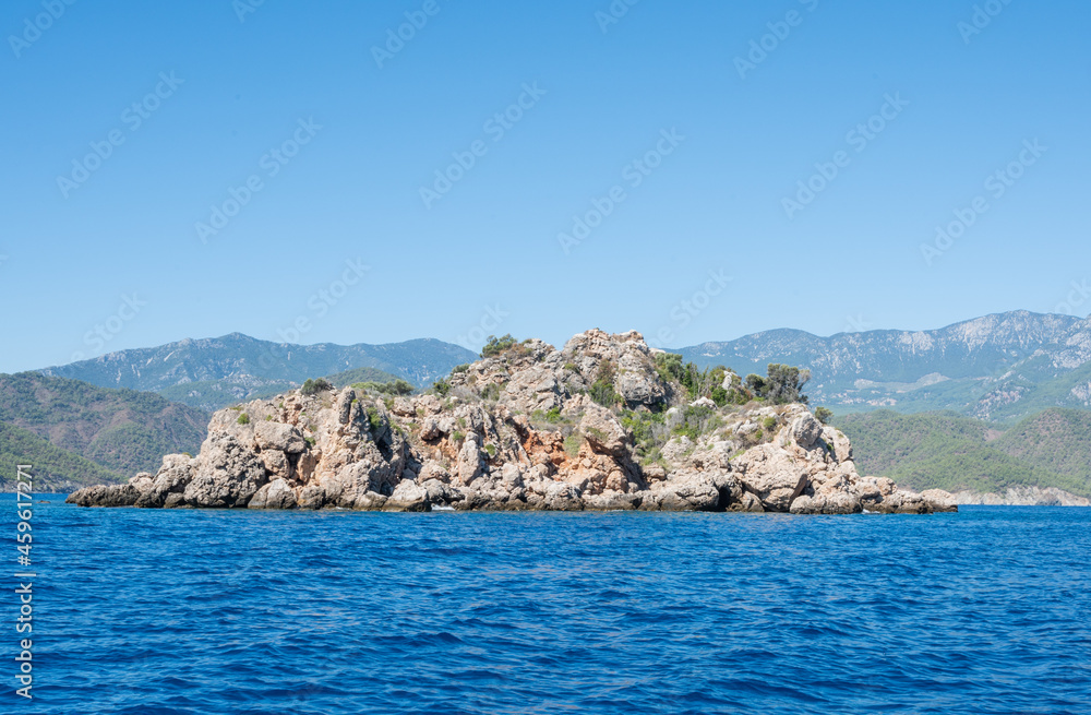 coast line in kemer, turkey