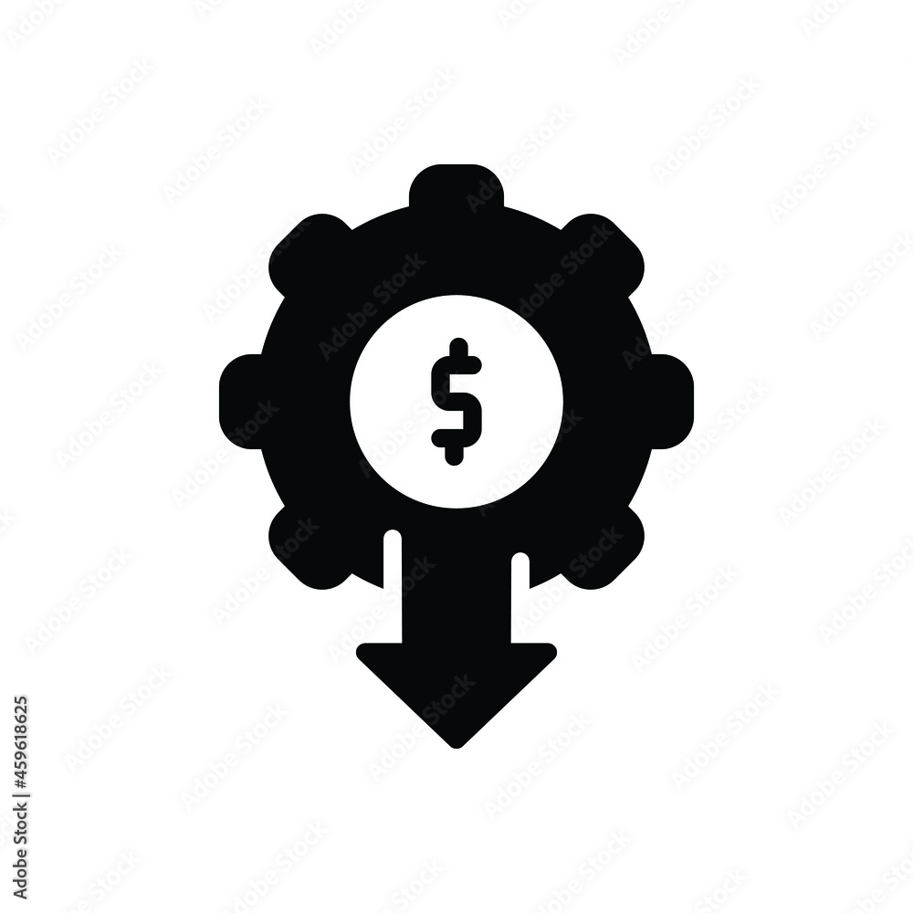 Black solid icon for reduced Black solid icon for reduced