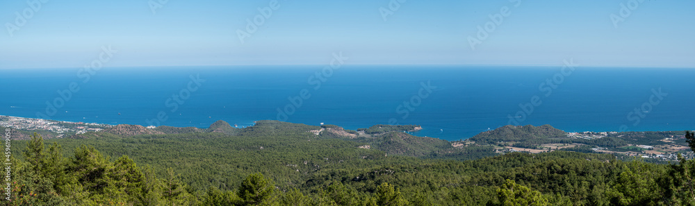 Fototapeta premium view from maountain turkey, kemer