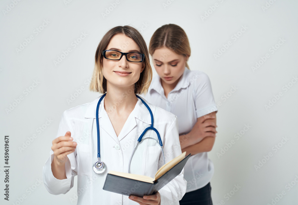 doctor stethoscope healing procedures isolated background doctor stethoscope healing procedures isolated background