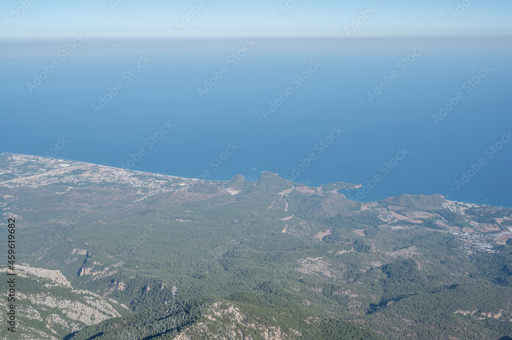 view from maountain turkey, kemer