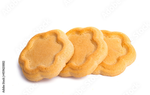 biscuit butter cookies isolated