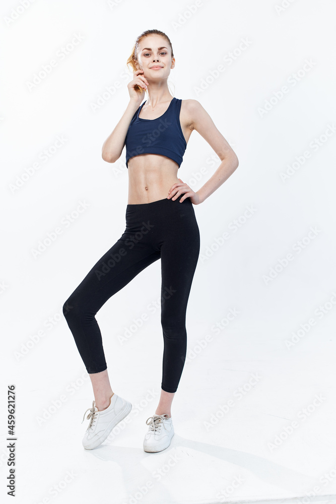 athletic woman slim figure energy cardio active sport athletic woman slim figure energy cardio active sport