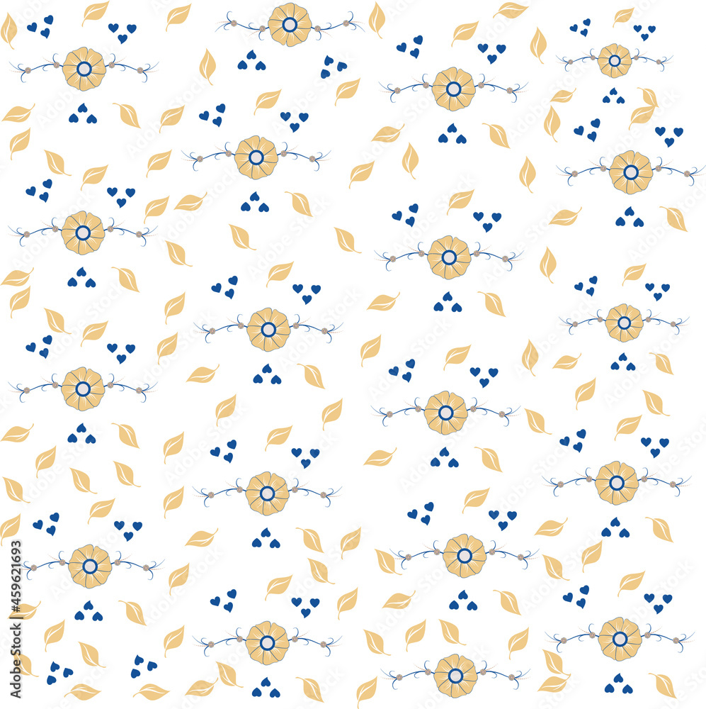 Flower seamless pattern background Flower seamless pattern background
