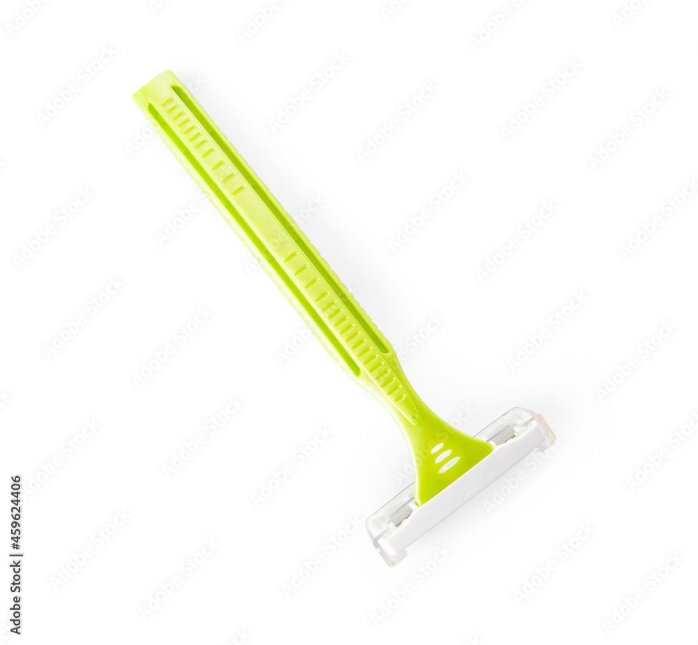 Razor for depilation isolated on white background Razor for depilation isolated on white background