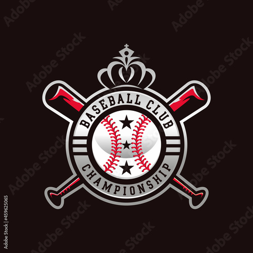 Photography Baseball Sport Logo Design Template